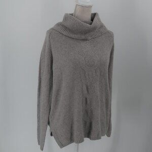 Caslon Women's Gray Oversized Turtleneck Style Sweater Size Small